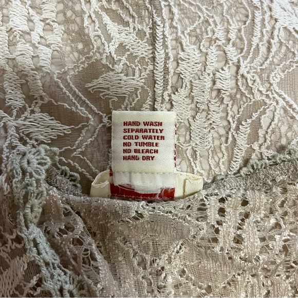 Sundance Tan Lace Dress Size Small - Picture 7 of 7